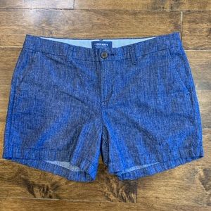 Old Navy Blue Chambray Everyday Shorts size 8